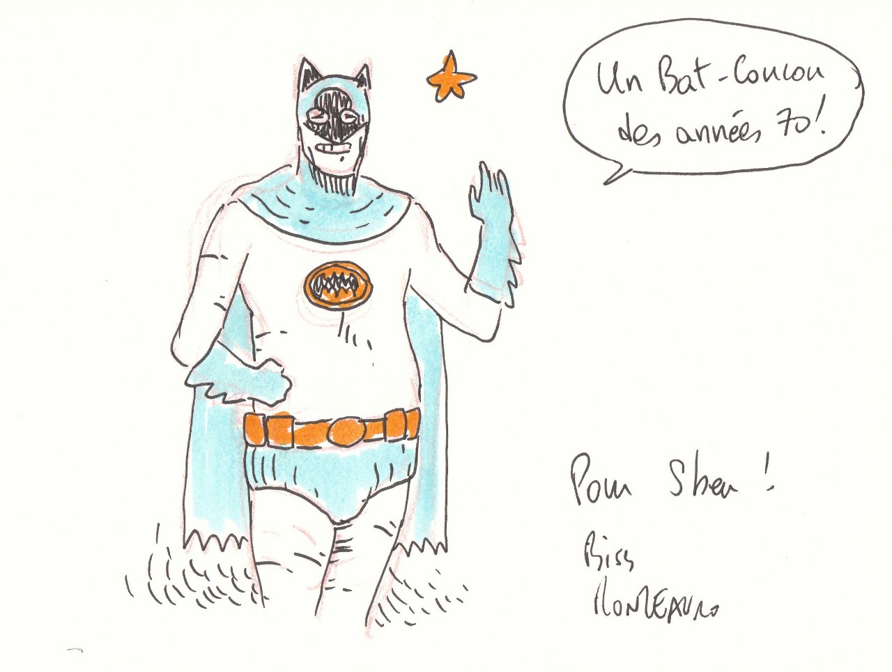 Romain Ronzeau : Batman de la série des années 70